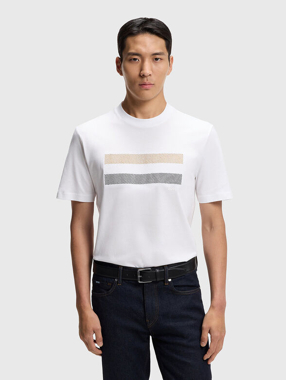 Striped cotton T-shirt  - 1