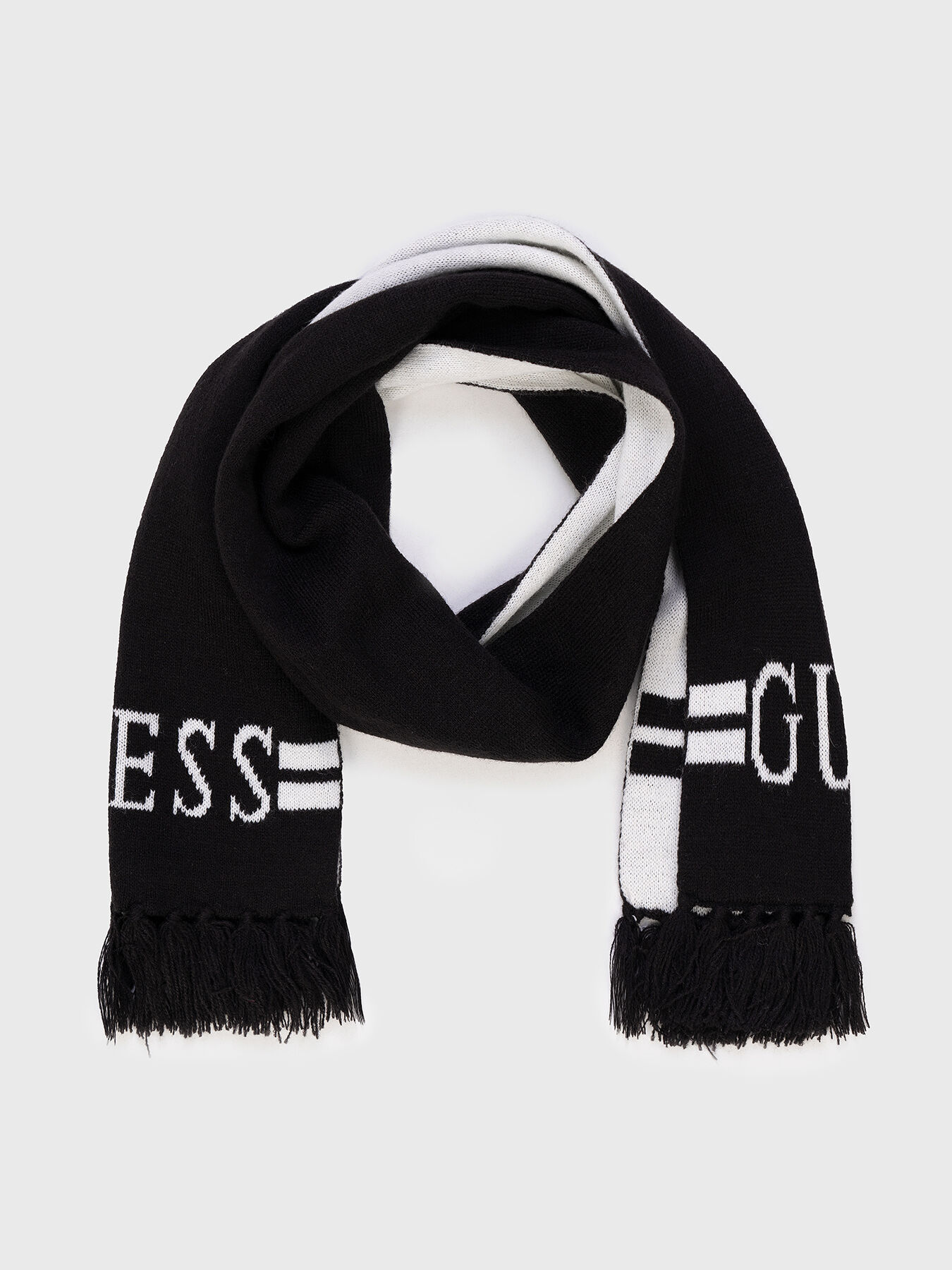 Guess logo scarf store