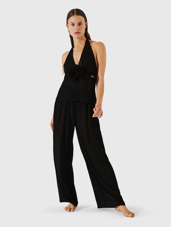 Beach trousers with high waist - 1