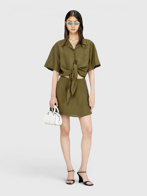 D-STALL dress with accent ties - 4