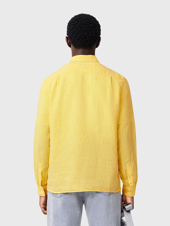 Navy blue linen shirt​ - 3