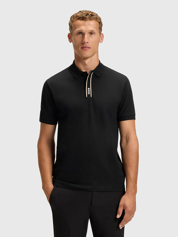 PADDY polo shirt with contrast detail - 1