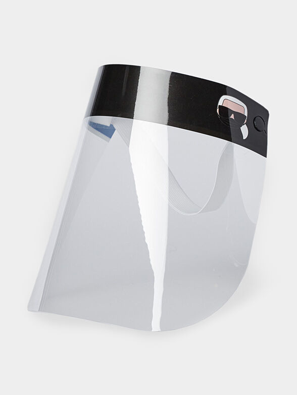 Face shield with logo detail - 3