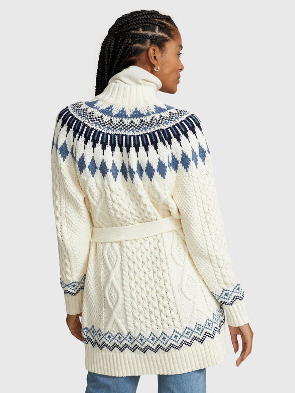 Wool blend cardigan  - 3