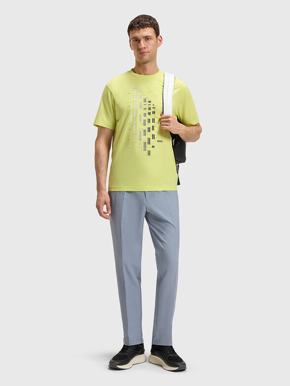 Cotton T-shirt with print - 2