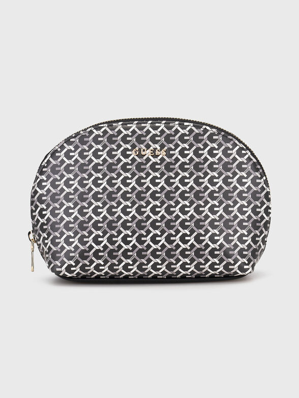 Make up bag with monogram print - 1