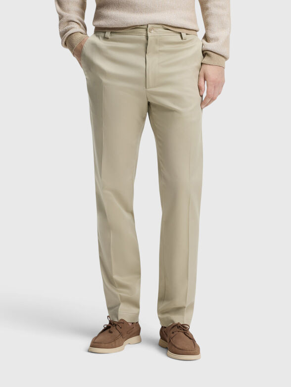 Beige trousers - 1
