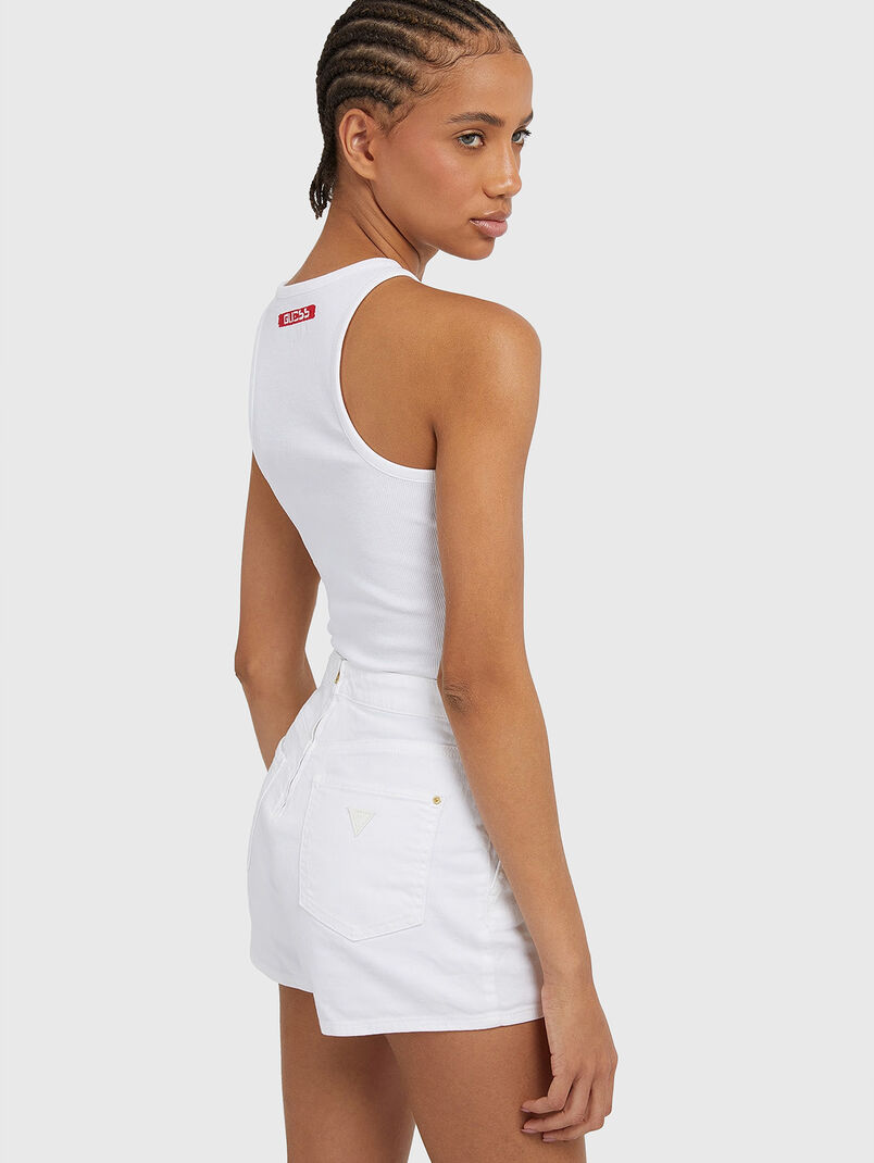 BOY AND GIRL cropped top with print - 3