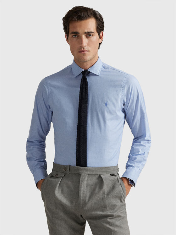 Памучна риза с дълъг ръкав - 1