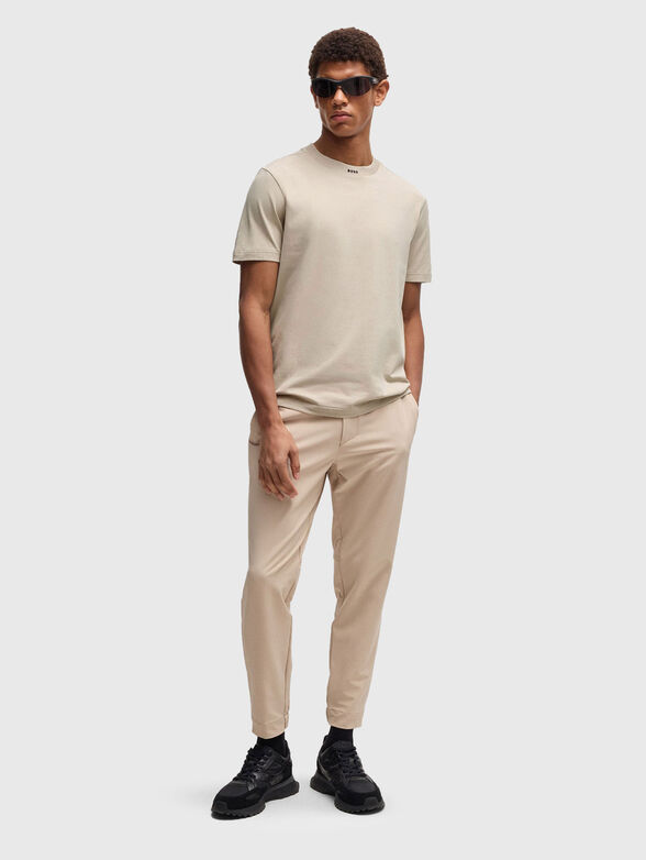 Cotton T-shirt with oval neckline - 2