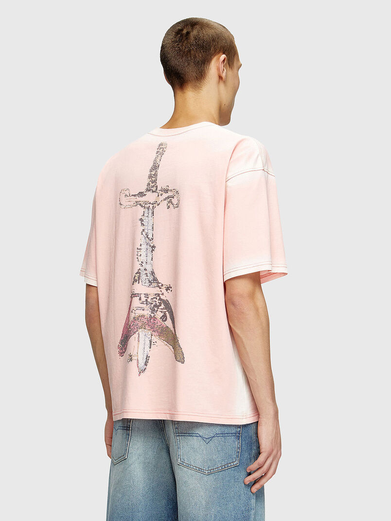 T-BOXT-T10 cotton t-shirt with accent print - 3