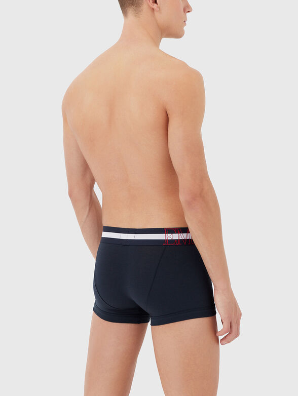 Black cotton blend boxers - 2