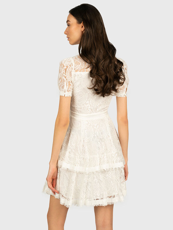 Short lace dress - 4
