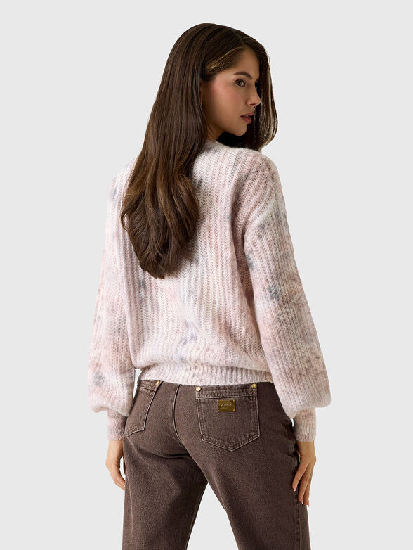 Wool blend cardigan with buttons - 3