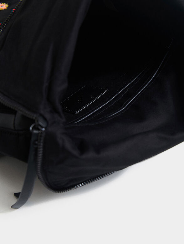 Square backpack with embroidery - 6