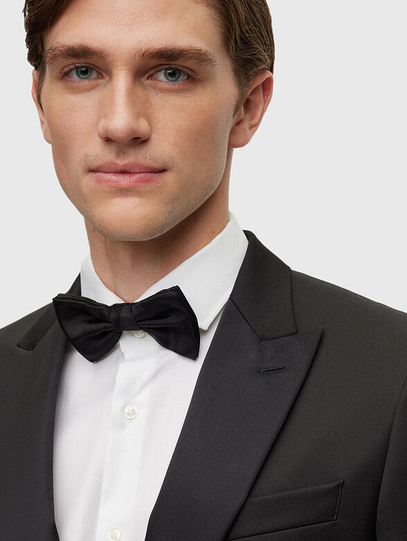 Black two-piece wool suit - 6