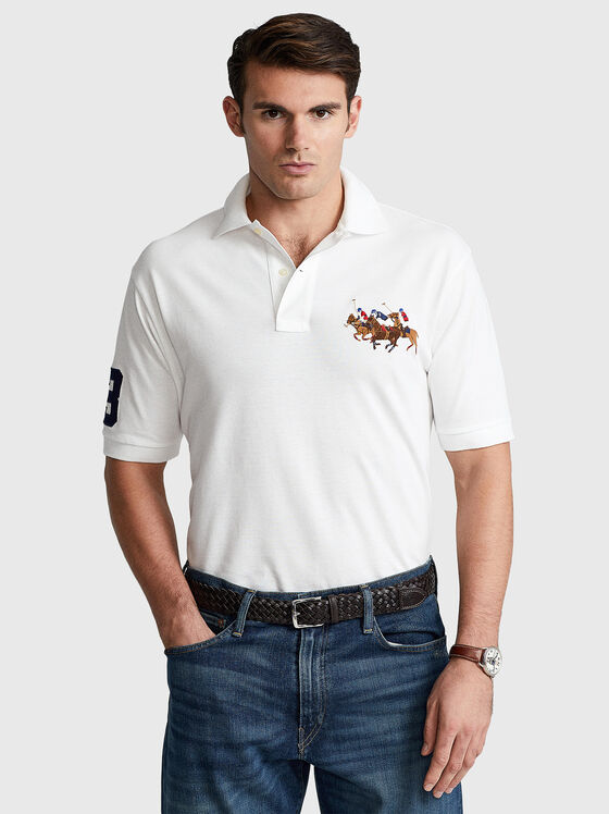 Polo-shirt with accent embroidery - 1