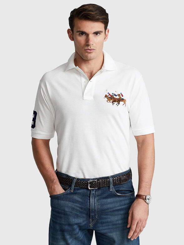 Polo-shirt with accent embroidery - 1