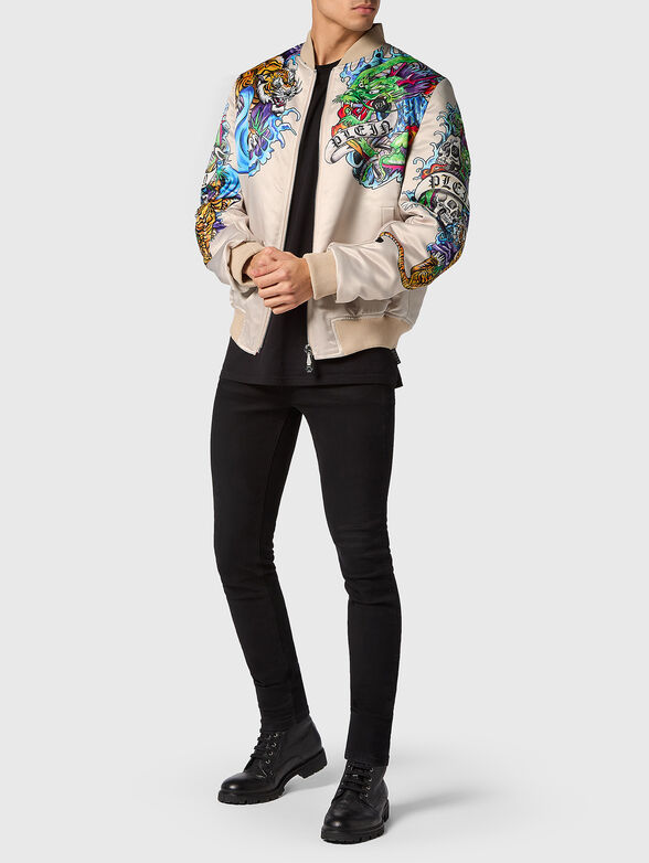 Satin bomber jacket  - 2