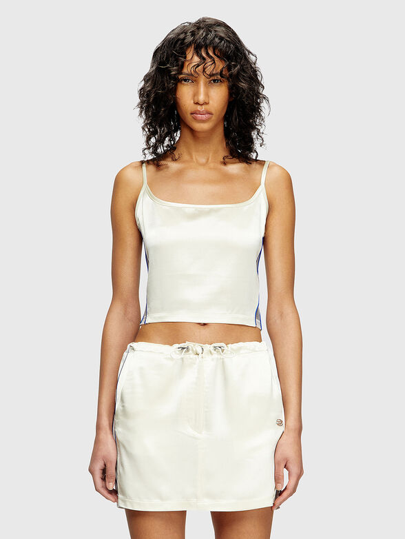 T-RUTH top with logo detail  - 0