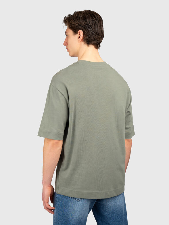 Black cotton T-shirt - 3