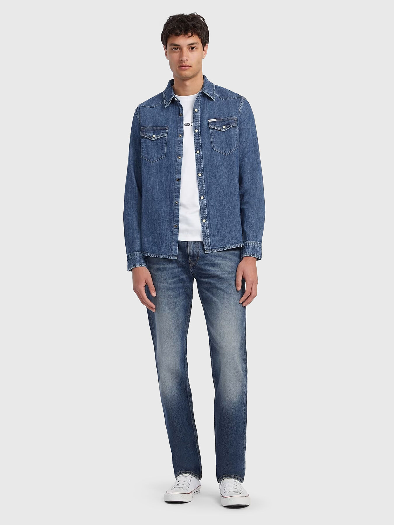 Guess jeans shirt mens shop