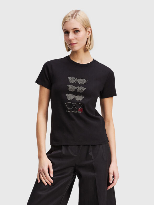 Rhinestones T-shirt - 1