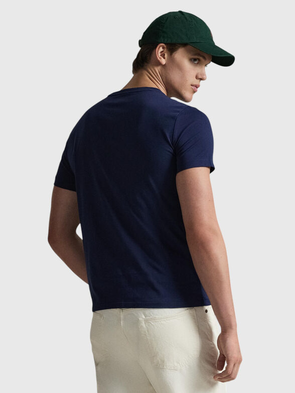 Cotton T-shirt with embroidered logo - 3