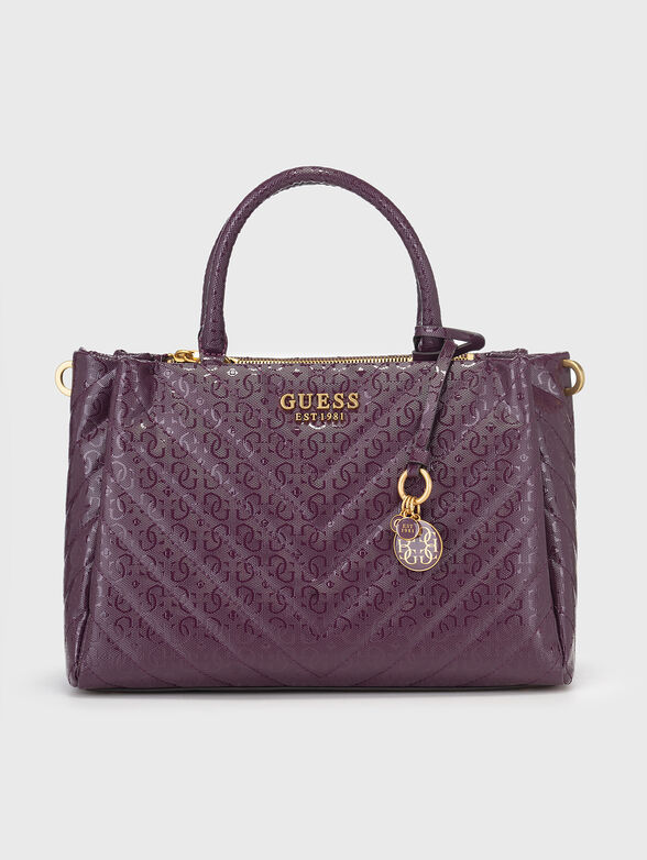 Quilted bag with logo accent  - 1