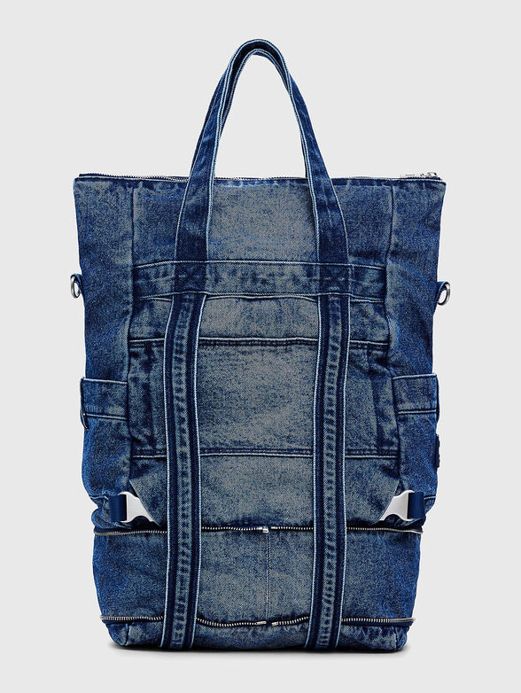 Multifunctional denim backpack - 3
