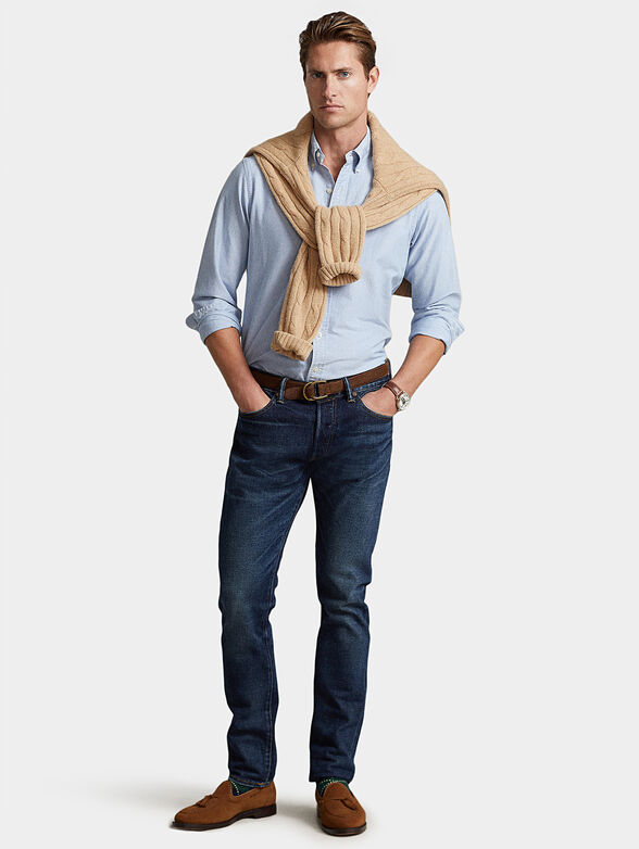 Slim fit Oxford shirt with Pony logo - 2