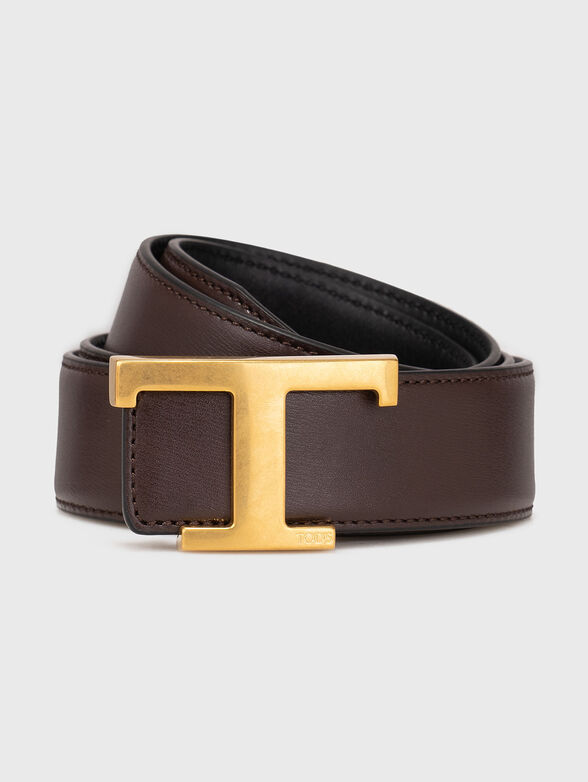 T TIMELESS reversible leather belt - 2