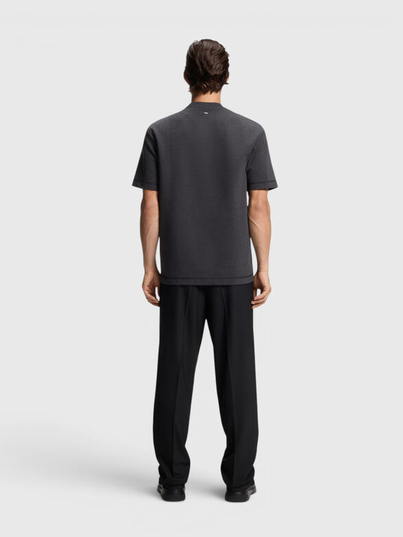 Cotton-blend T-shirt with logo detail - 3