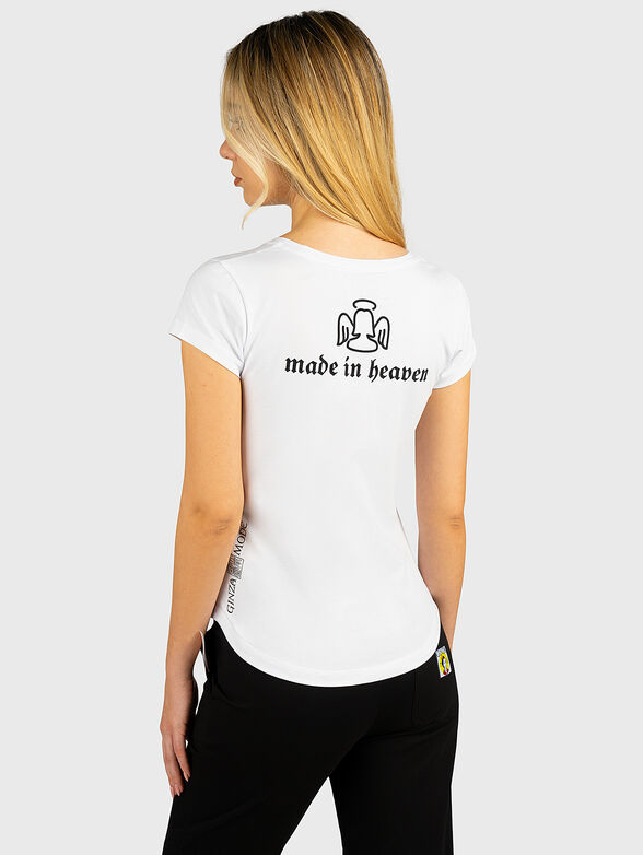 GMTSL057 T-shirt with contrasting print  - 2