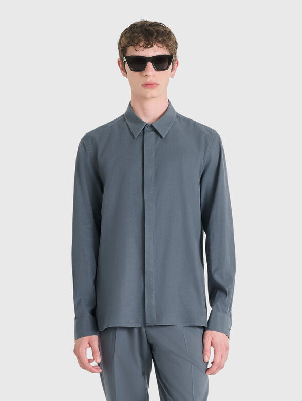 DENVER long sleeve shirt in black - 1