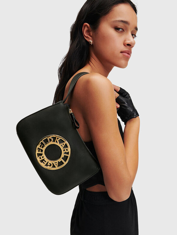 K/DISK small black bag with logo accent - 2