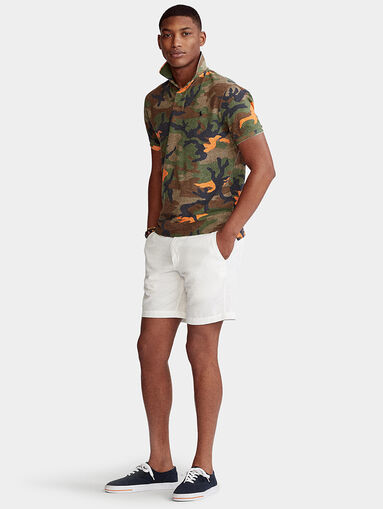 Polo shirt with camouflage print - 5