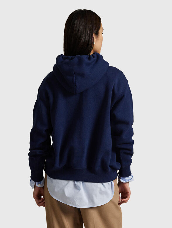 Cotton sweatshirt with accent logo print - 3