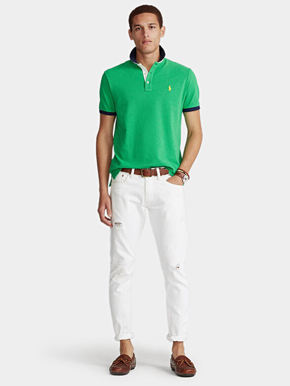Polo-shirt with contrasting elements - 4