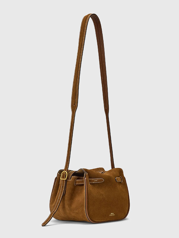 Suede bag with long handle - 3