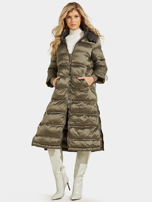 Long padded jacket BRUNELLA in black color - 1