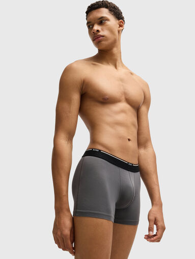 Set of three pairs of logo boxers - 4