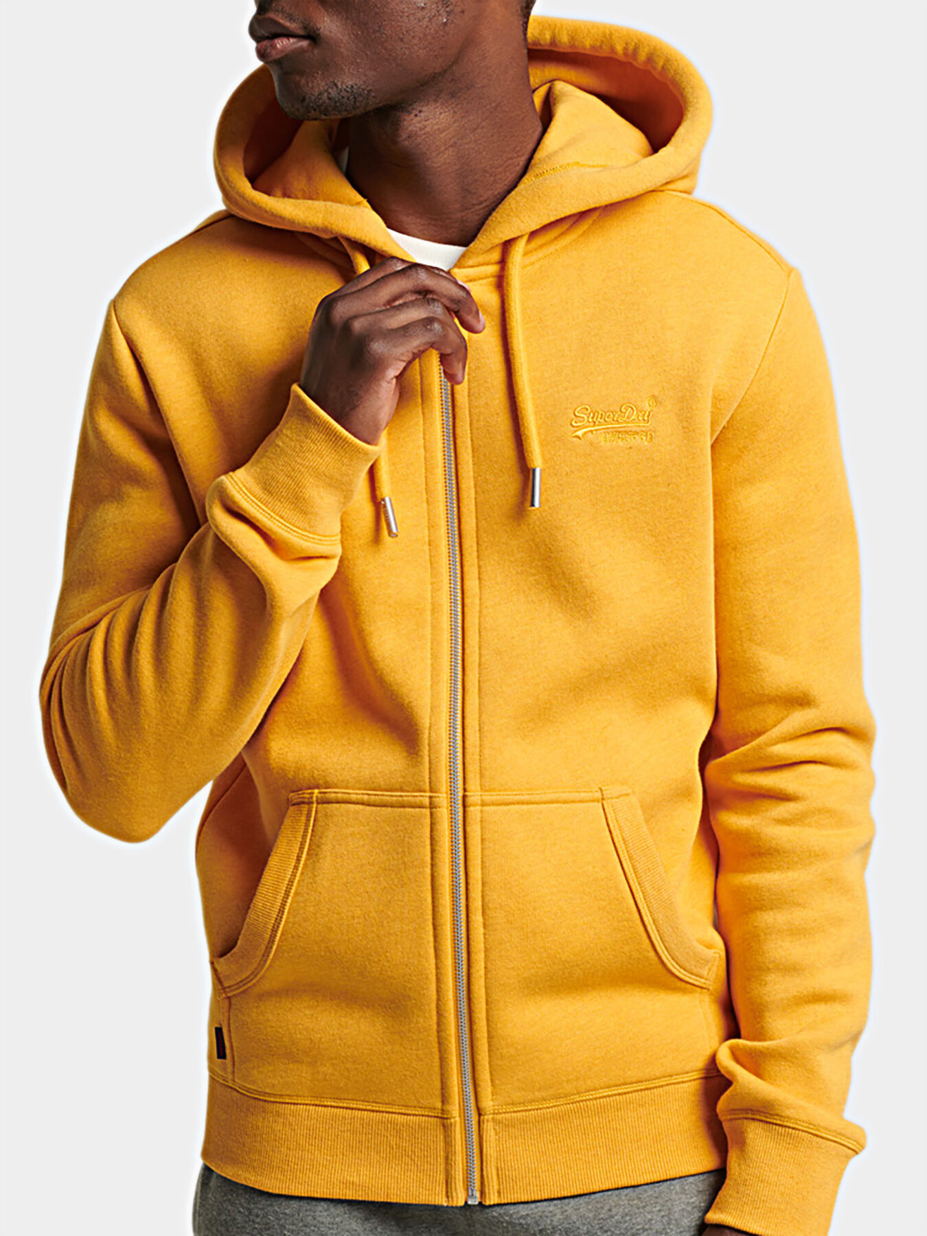 Superdry hoodie yellow sale