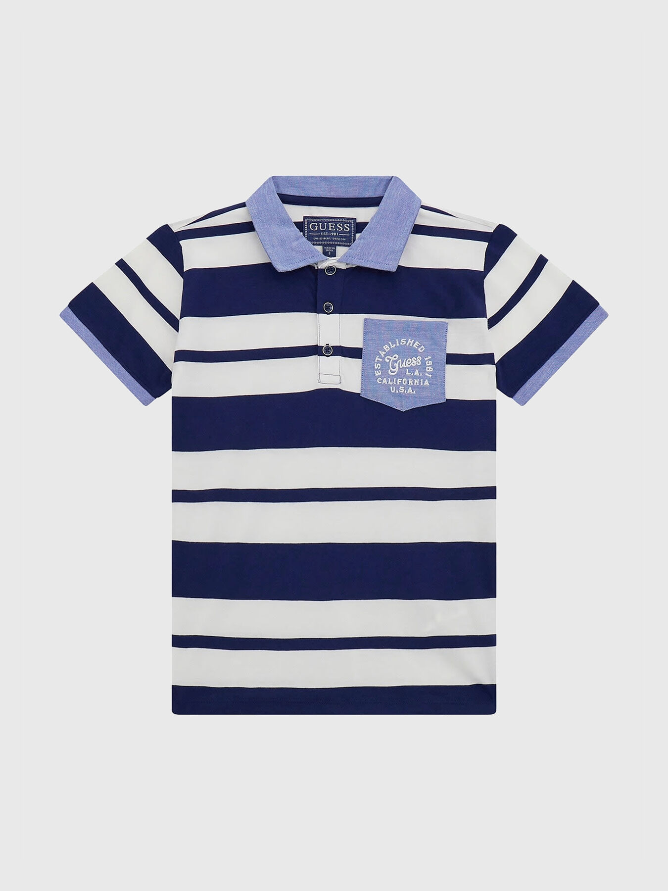 Striped polo shirt brand GUESS Globalbrandsstore en