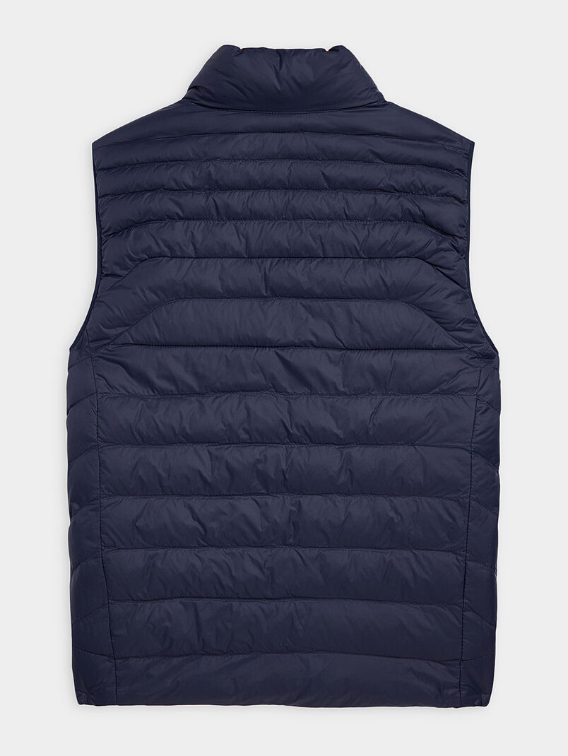 Padded reversible vest with quilted effect - 3