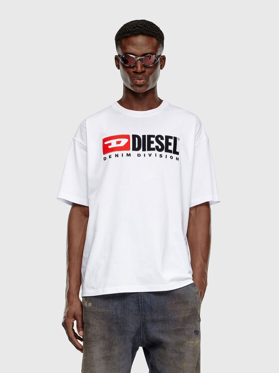 T-BOXT-DIV cotton T-shirt with logo print - 1