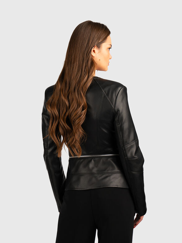 Faux leather jacket - 3