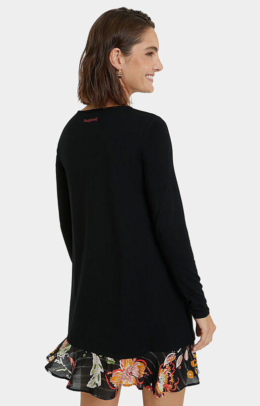 MATARO Long sleeve dress brand DESIGUAL —