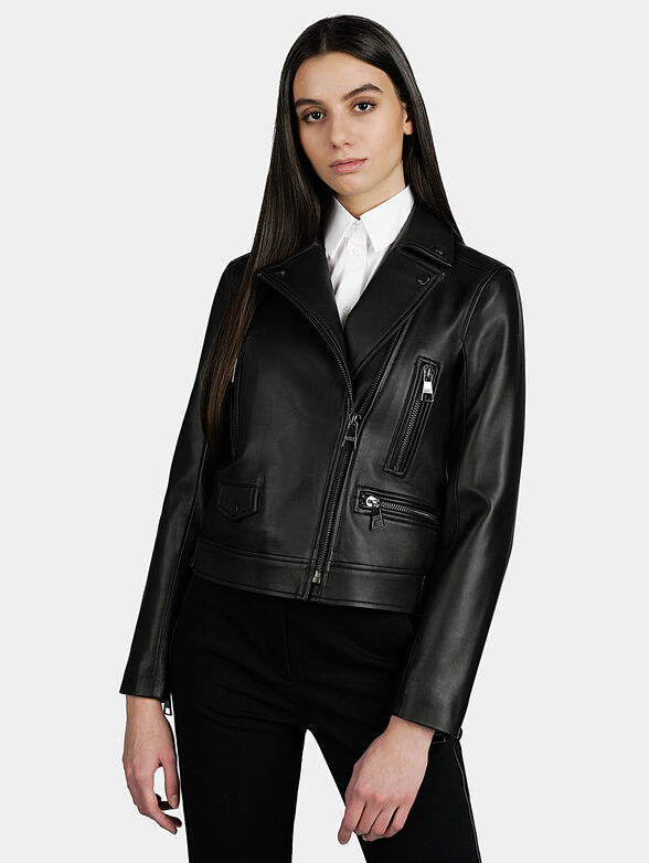 IKONIK Leather biker jacket - 1