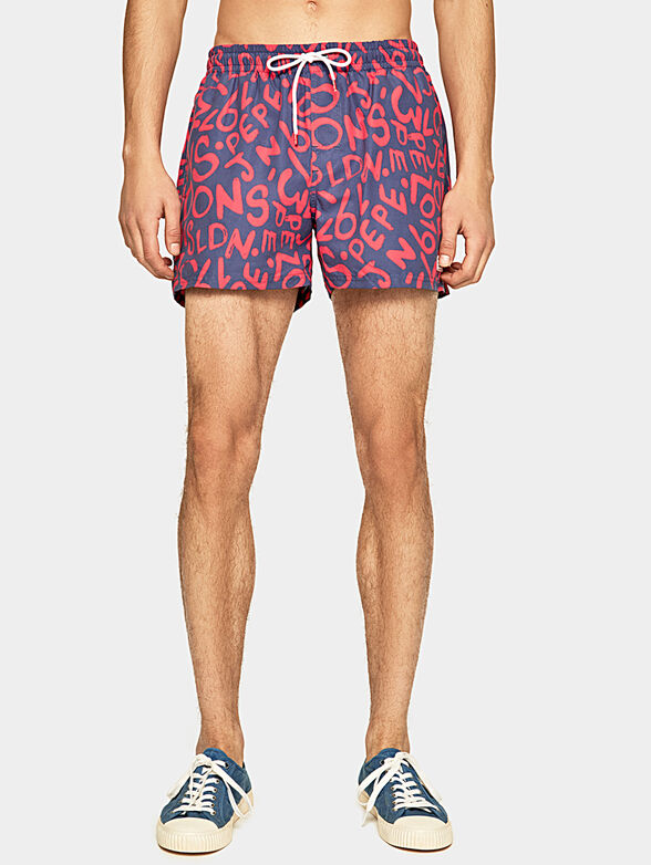 KEN beach shorts with print - 2
